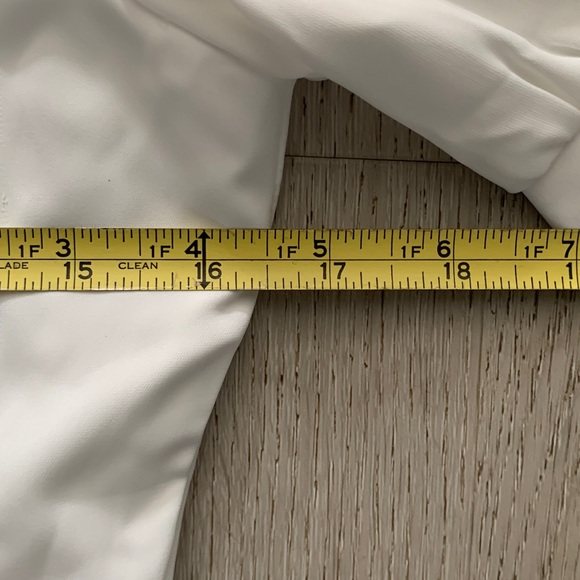 NWT Commense White Peter Pan Collar Midi Dress with‎ Black Bow - Picture 12 of 16